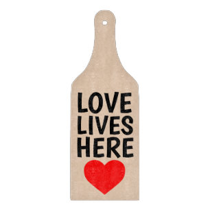 PLANCHE À DÉCOUPER AMOUREZ DES VIES ICI, CUTBOARD CUTCHEN PADDLE