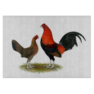 Planche À Découper Ancien jeu anglais Bantams : BB Red Pair