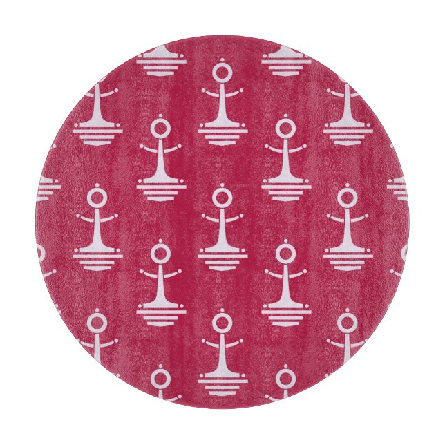 Planche À Découper Ancres modernes Motif (Devant)