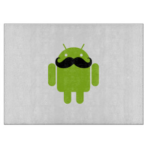 Planche À Découper Android Robot Whimsache Style Mustache