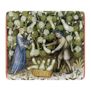 Planche À Découper ANTIQUE SQUASH HARVEST Médiéval Mini