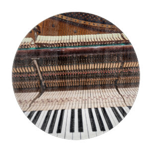 Planche À Découper Antique Vieux Concert Piano Photo