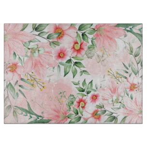 Planche À Découper Aquarelle Floral