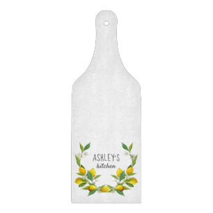 Planche À Découper Aquarelle Lemon personnalisé