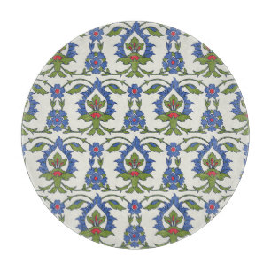 Planche À Découper Arabe Traditionnel : Carrelage Iznik sans couture.