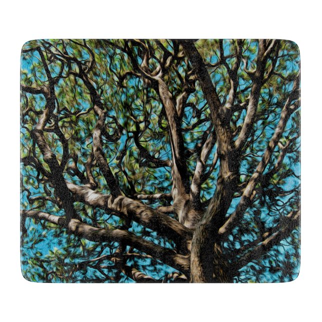 Planche À Découper Arbre de chêne (Devant)