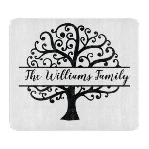 Planche À Découper Arbre de famille personnalisée