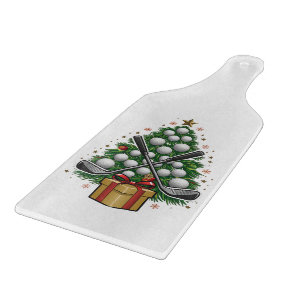 Planche À Découper Arbre de Noël Équipement de Golf Noël Golf
