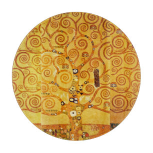 Planche À Découper Arbre de vie Gustav Klimt Nouveau