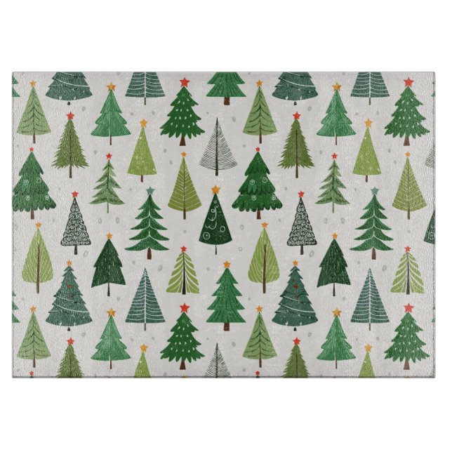 Planche À Découper Arbres rétro (Devant)