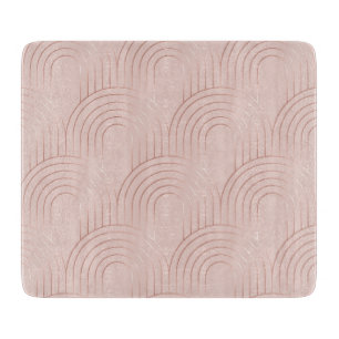 Planche À Découper Arches Art déco   Élégantes vagues vintage moderne