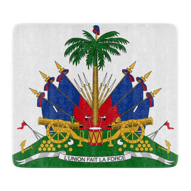 Planche À Découper Armoiries haïtiennes (Haïti) (Devant)