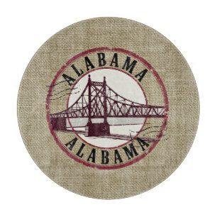 Planche À Découper Arrêt du pont Retro Alabama