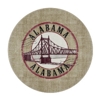 Planche À Découper Arrêt du pont Retro Alabama