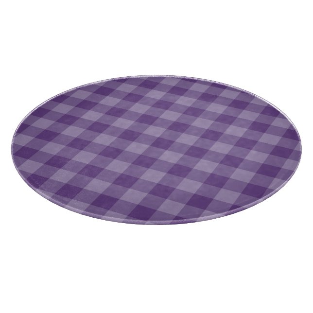 Planche À Découper Arrière - plan checkered violet (Coin)