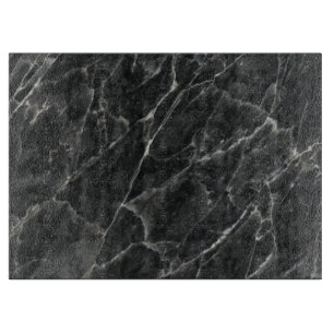 Planche À Découper Arrière - plan de motif de pierre de rose de noir