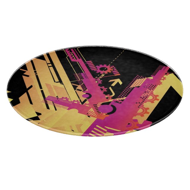 Planche À Découper Arrière - plan tramé technique 7 (Coin)