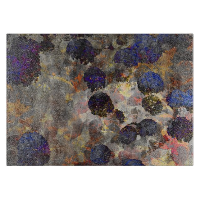 Planche À Découper Art arrière - plan numérique de fleurs / motif de  (Devant)