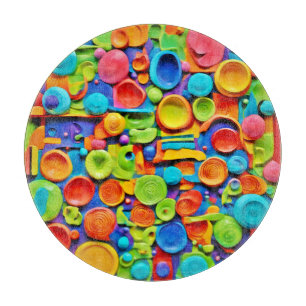 Planche À Découper Art céramique coloré