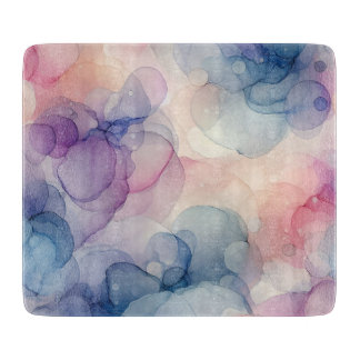 Planche À Découper Art de l'encre d'aquarelle