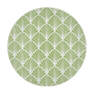 Planche À Découper Art déco géométrique, motif transparent