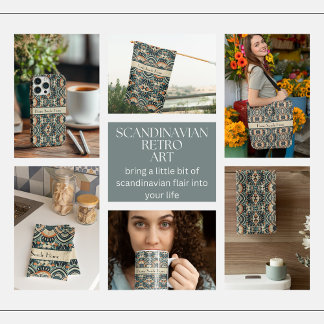 Planche À Découper Art déco scandinave personnalisable