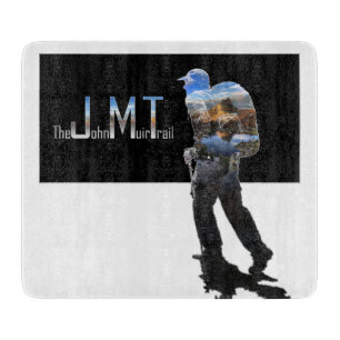 Planche À Découper Art - Hiker Silhouette - John Muir Trail Texte