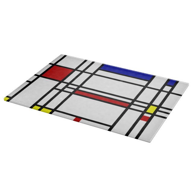 Planche À Découper Art moderne de Mondrian (Coin)