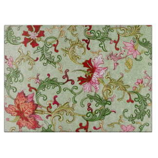 Planche À Découper Art Nouveau Chinois Floral Vintage Chinoiserie