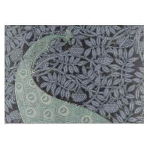 Planche À Découper Art Nouveau Peacock Classic Vintage Bird