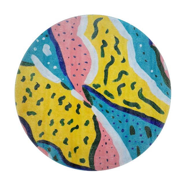 Planche À Découper Art papillon Abstrait (Devant)