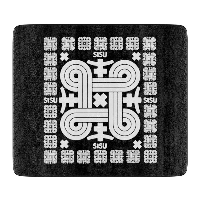 Planche À Découper Art Sisu finlandais (Devant)