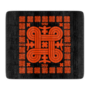 Planche À Découper Art Sisu finlandais