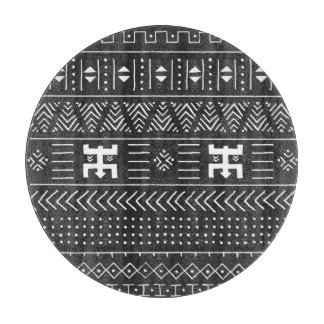 Planche À Découper Art Tribal Africain : Géométrique Noir & Blanc