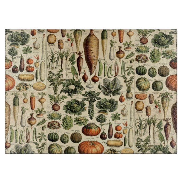 Planche À Découper Art végétal vintage par Adolphe Millot Motif (Devant)