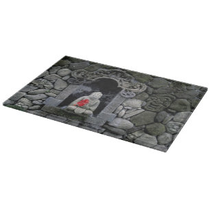 Planche À Découper Asie, Indonésie, Bali. Un sanctuaire de Bouddha