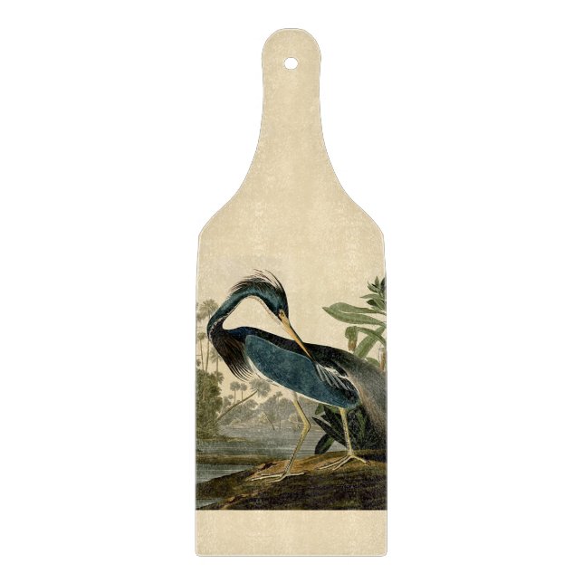 Planche À Découper Audubon Louisiana Heron Birds America Art (Devant)