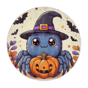 Planche À Découper Automne/araignée/sorcier/halloween