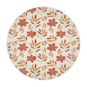 Planche À Découper Automne Automne Automne Motif Floral
