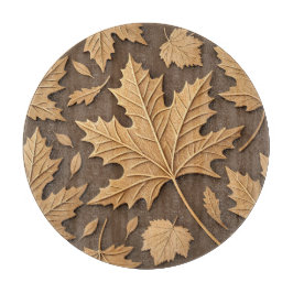 Planche À Découper AUTOMNE Brown & TONNE AUTOMNE FEUILLES & ACORNES