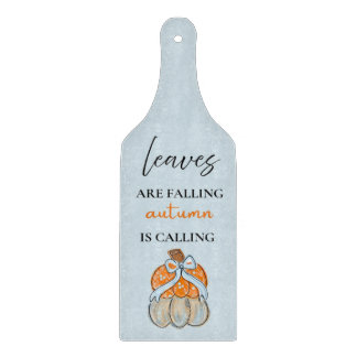 Planche À Découper Autumn Is Calling Pumpkin Glass Cutting Board