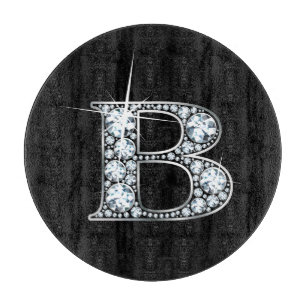 Planche À Découper B Faux- Monogramme "Diamant"