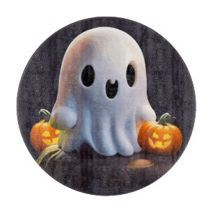 Planche À Découper Baby Ghost Déplaisant mignon caractère Halloween