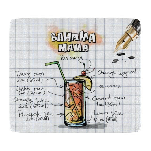 Planche À Découper Bahama Mama (Devant)