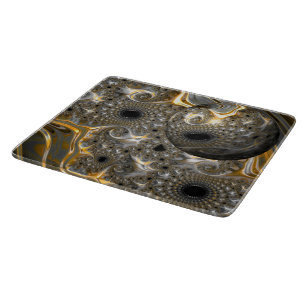 Planche À Découper Ballet sphérique en argent et or