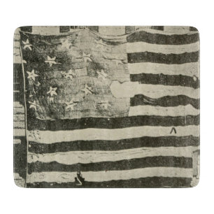 Planche À Découper Bannière étoilée : drapeau américain à l'écran