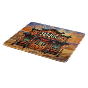 Planche À Découper Bar à mancave du Western Saloon cool