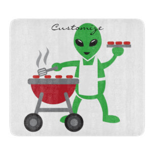 Planche À Découper Barbecue Alien Cuisine Thunder_Cove