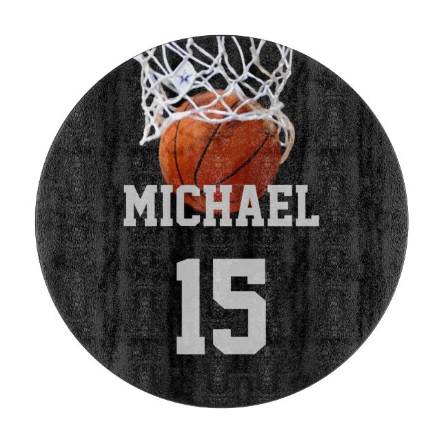 Planche À Découper Basket-ball Votre nom (Devant)