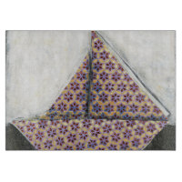 Bateau à voile Origami sur papier design Star